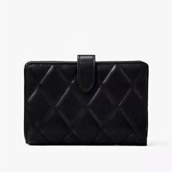 Kate Spade Natalia Medium Compact Bifold Wallet Black - Picture 3 of 7